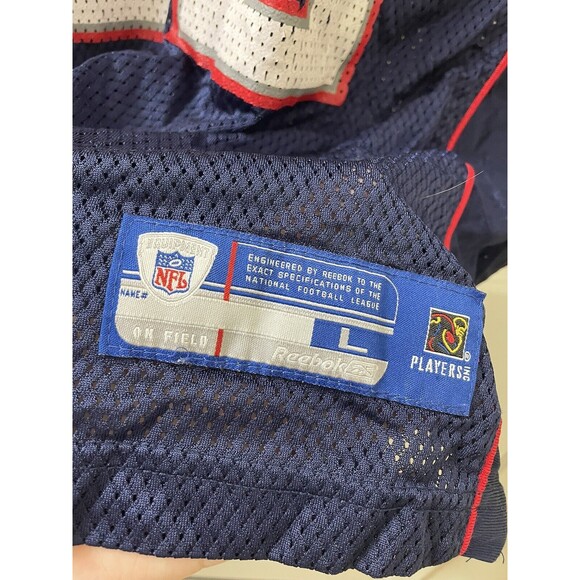 Vintage New England Patriots Youth Jersey #12 Brady Reebok Large 14-16 17.5x27.5 - Picture 5 of 11